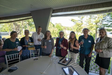 Group photo of York River stakeholders celebrating the designation of the River.